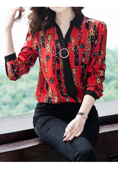 blouse  wanita korea T6559