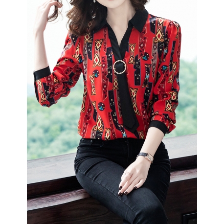 blouse  wanita korea T6559