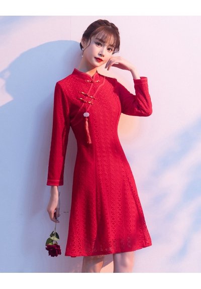 dress cheongsam import D6555