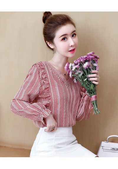 blouse  wanita korea T6579