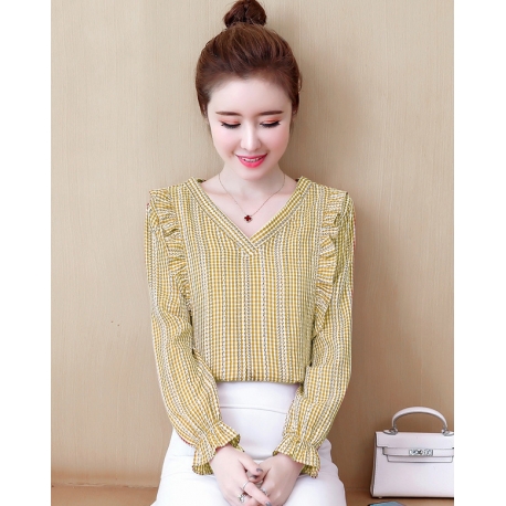 blouse  wanita korea T6579