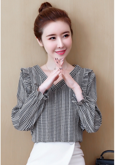 blouse  wanita korea T6579