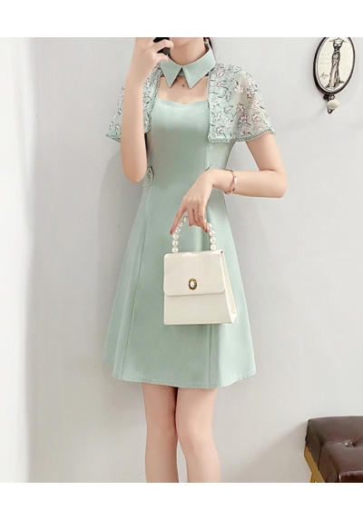 dress wanita korea D6592