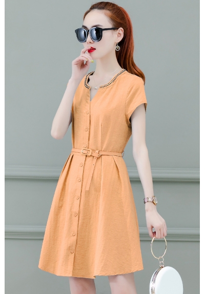 dress wanita korea D6599