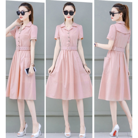 dress wanita korea D6340