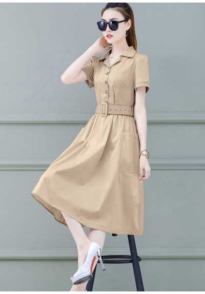 dress wanita korea D6608