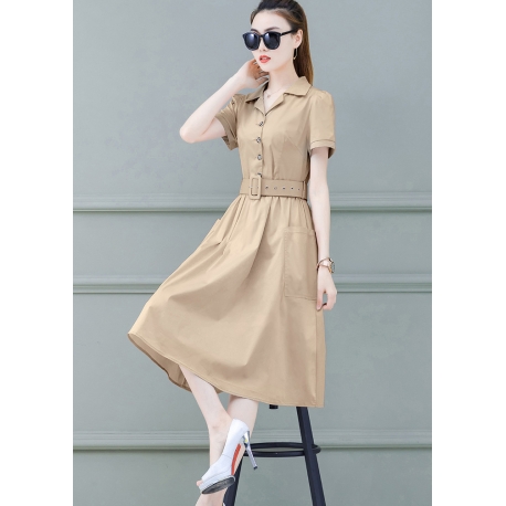 dress wanita korea D6608