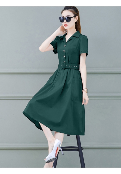 dress wanita korea D6609