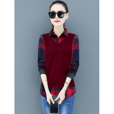 blouse  wanita korea T6611