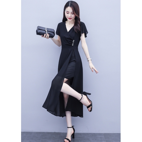 dress wanita korea D6624