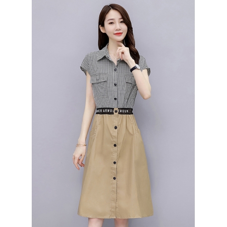 dress wanita korea D6627