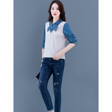 blouse  wanita korea T6634