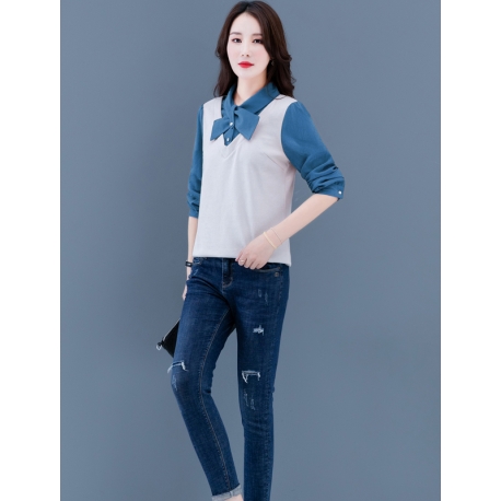 blouse  wanita korea T6634