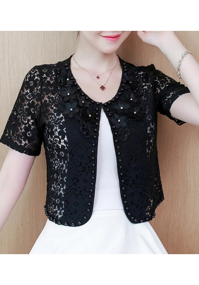 cardigan brukat import T6638