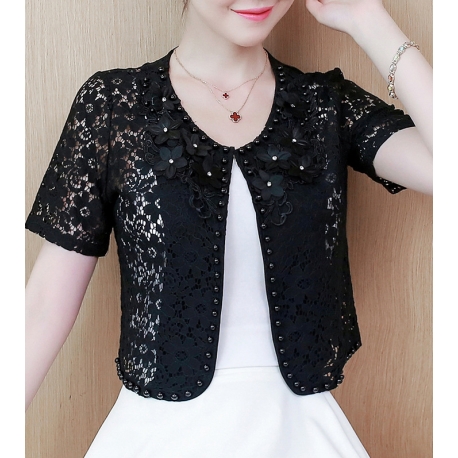 cardigan brukat import T6050