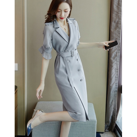 dress wanita korea D6634