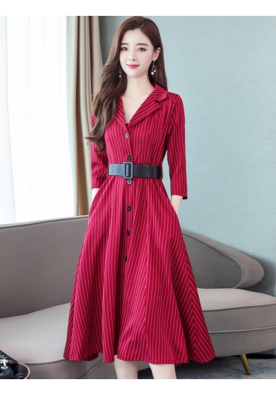 dress wanita korea D6647