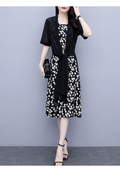 dress wanita korea D6678