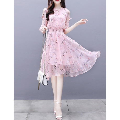 dress wanita korea D6679