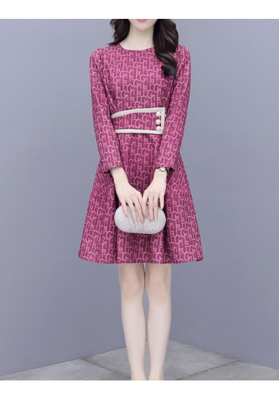 dress wanita korea D6695