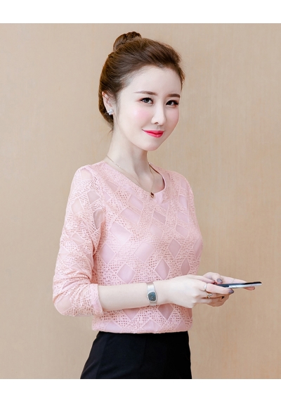 blouse brukat korea T6684