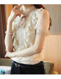 blouse brukat model korea T2184