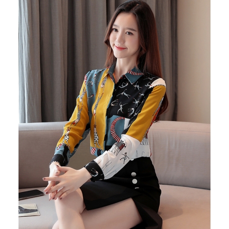 kemeja  wanita korea T6166