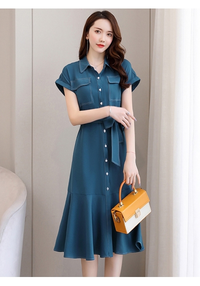 dress wanita korea D6722