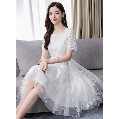 dress wanita korea D6725