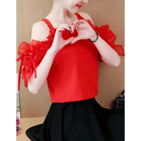 blouse  wanita korea T6703