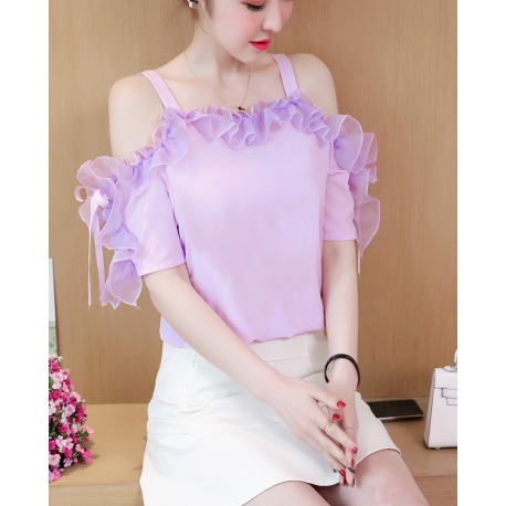 blouse  wanita korea T6710