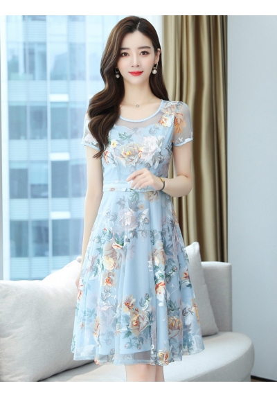 dress wanita korea D6478