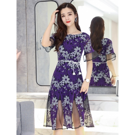 dress wanita korea D6670