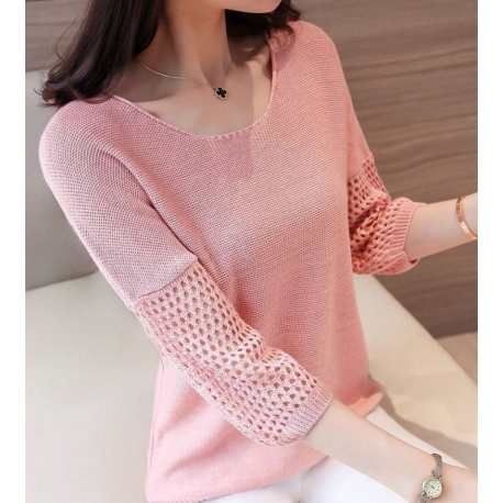 blouse rajut import T6549