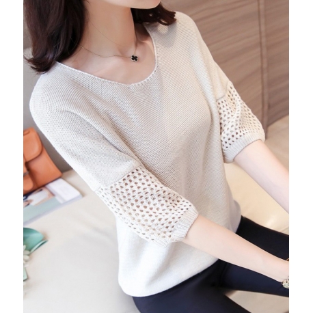 blouse rajut import T6739