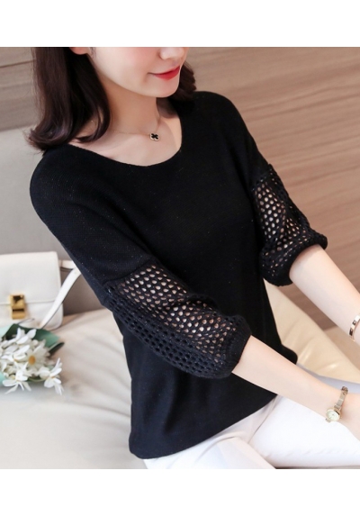 blouse rajut import T6739