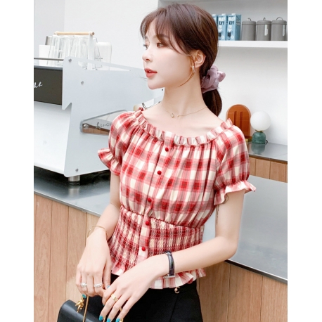 blouse  wanita korea T6559