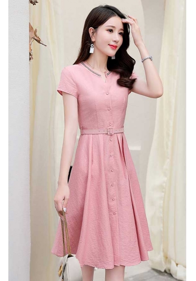 dress wanita korea D6797