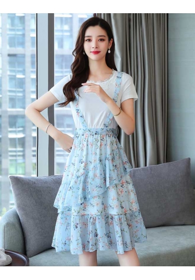 dress wanita korea D6695