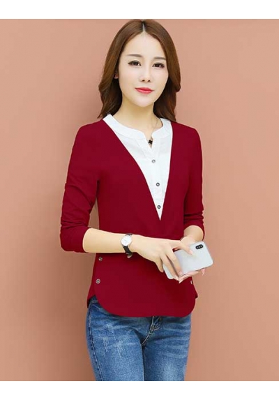 blouse  wanita korea T6761