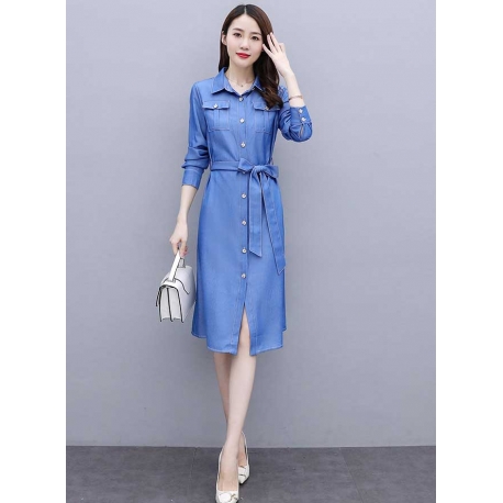 dress wanita korea d6799
