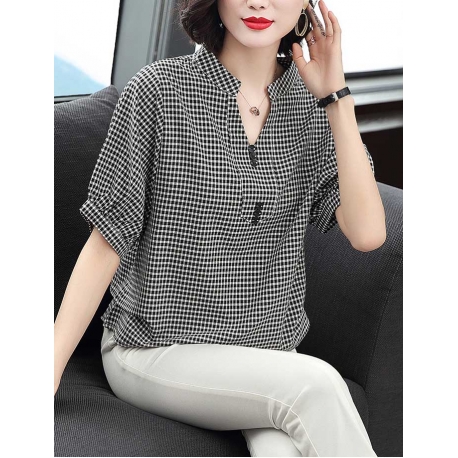 blouse  wanita import T6664