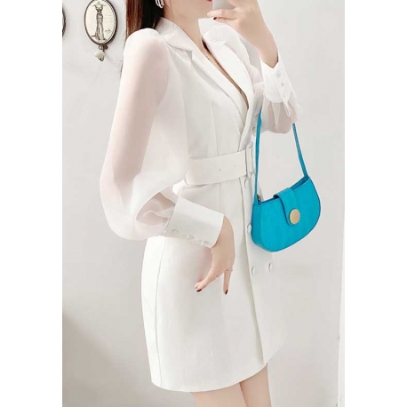 dress wanita korea D6620