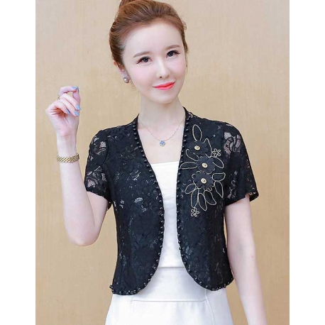 cardigan brukat import T6639