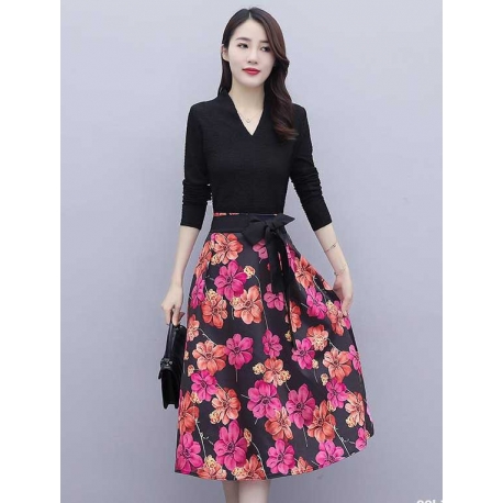 setelan wanita korea D6532