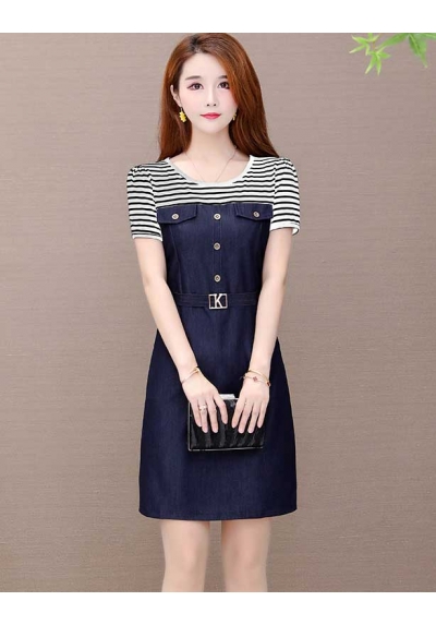 dress wanita korea D6842