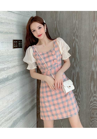 dress wanita korea D6844