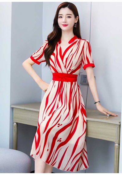 dress wanita korea D6854