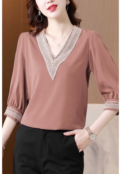 blouse  wanita korea T6816