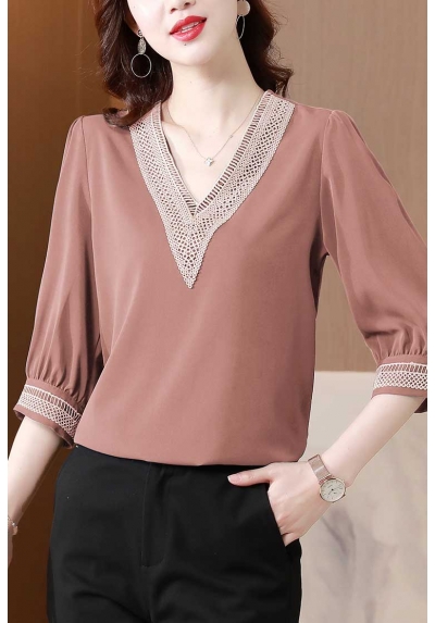 blouse  wanita korea T6813